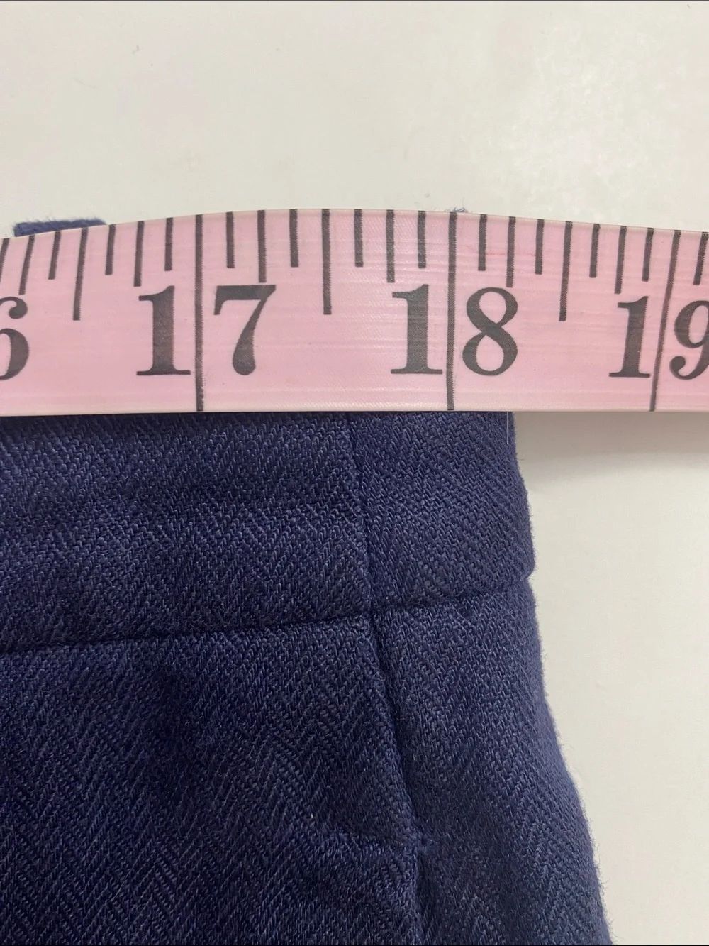 J. Crew Wide-Leg Navy Blue Linen Pants Size 16 Classic Career Preppy Polished‎